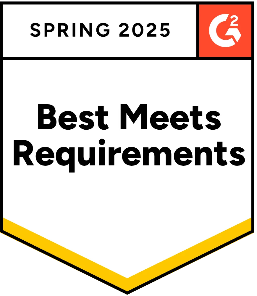 G2 Best Meets Requirements