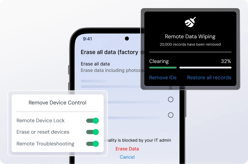 MDM remote device control
