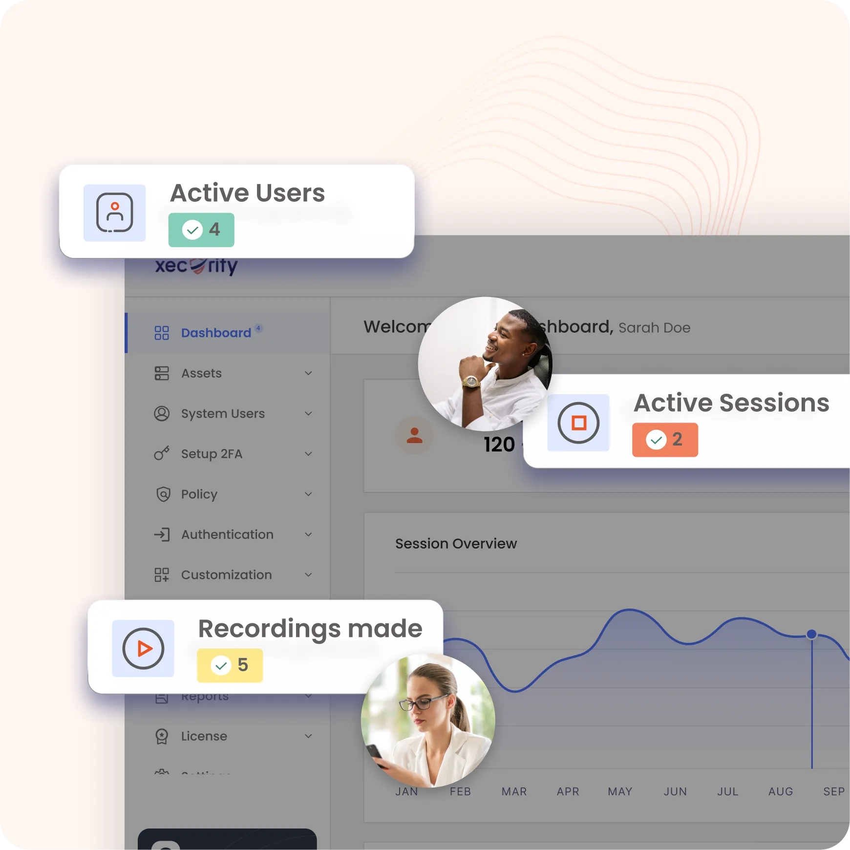 Real-time dashboard administrátorských aktivit