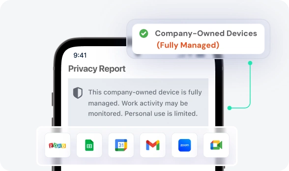 Company-owned devices